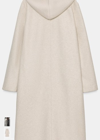 ZARA KAPÜŞONLU SOFT KABAN - Görsel 6