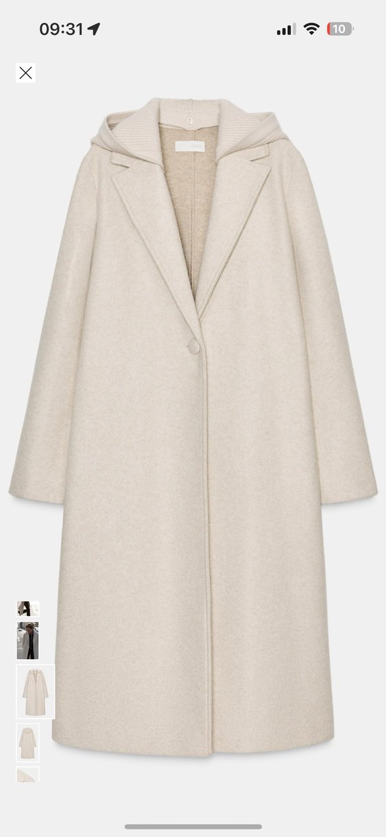 ZARA KAPÜŞONLU SOFT KABAN - Görsel 5