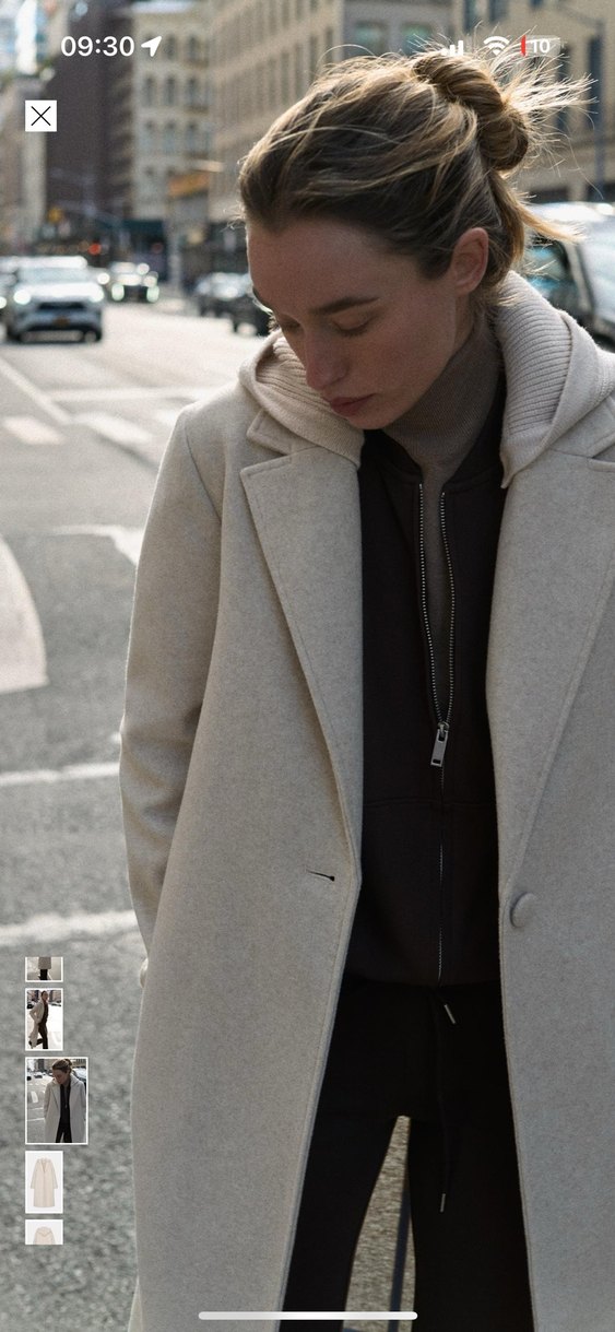 ZARA KAPÜŞONLU SOFT KABAN - Görsel 4