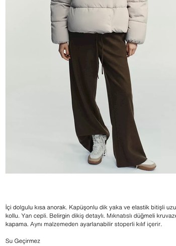 ZARA SU GEÇİRMEZ KAPÜŞONLU ANORAK - Görsel 10