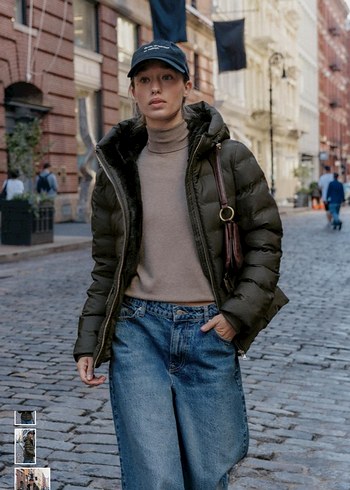 ZARA SU VE RÜZGAR GEÇİRMEZ DAR KESİM ANORAK - Görsel 4