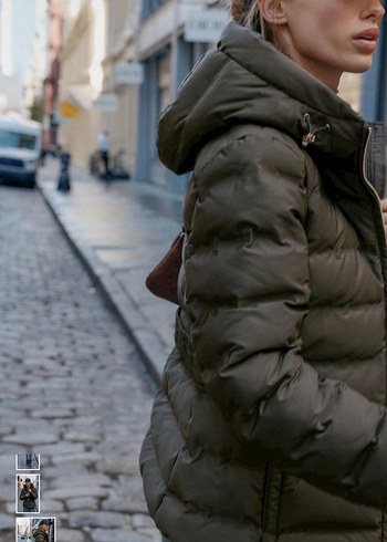 ZARA SU VE RÜZGAR GEÇİRMEZ DAR KESİM ANORAK - Görsel 3