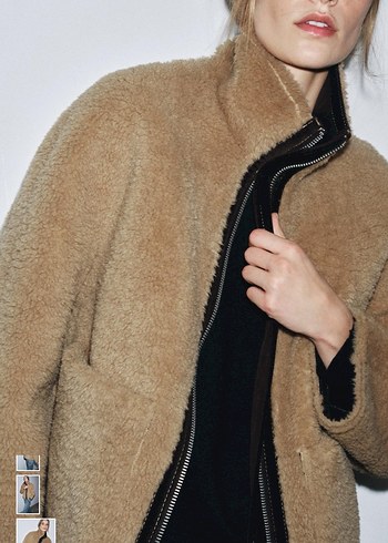 ZARA ÇİFT TARAFLI ZW COLLECTION CEKET - Görsel 5