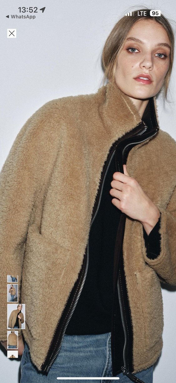 ZARA ÇİFT TARAFLI ZW COLLECTION CEKET - Görsel 5