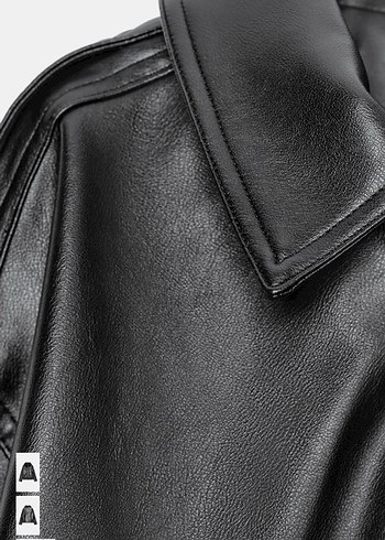 ZARA ÇIKARILABİLİR SUNİ KÜRK YAKALI CEKET - Görsel 3