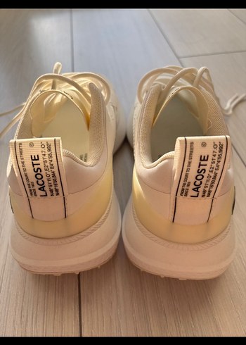 LACOSTE BEYAZ KADIN SPOR AYAKKABISI - Görsel 5