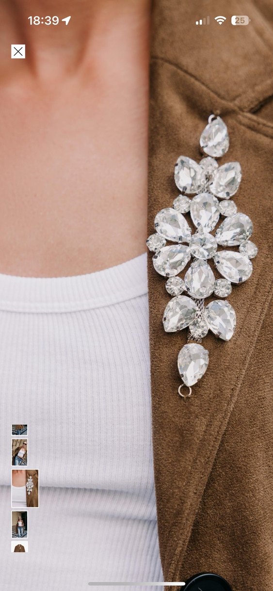 ZARA BROŞLU SUNİ SÜET FRAK KABAN - Görsel 5