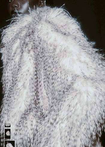 ZARA SUNİ KÜRK KISA KABAN - Görsel 6