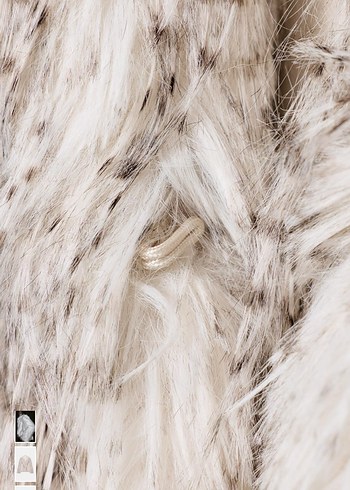 ZARA SUNİ KÜRK KISA KABAN - Görsel 9