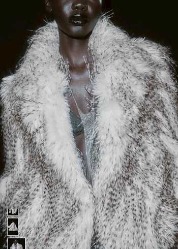 ZARA SUNİ KÜRK KISA KABAN - Görsel 4