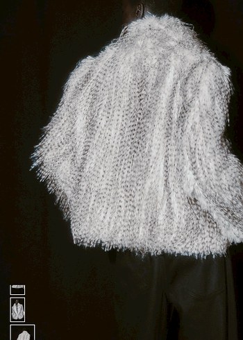 ZARA SUNİ KÜRK KISA KABAN - Görsel 5