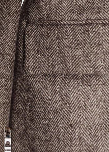 ZARA KEMERLİ BALIK SIRTI BLAZER - Görsel 8