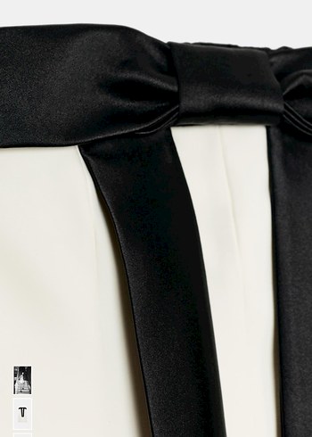 ZARA STRAPLEZ FİYONKLU ELBİSE - Görsel 3