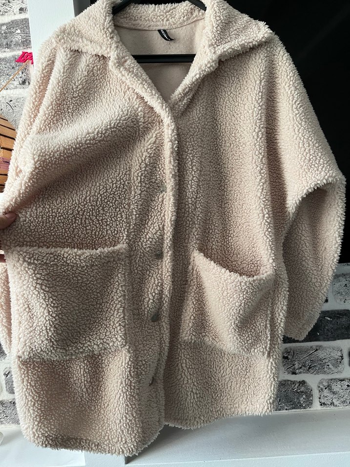 Oversize Peluş Kaban - Görsel 2