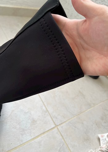 Siyah Süet Kadın Çizme - Görsel 6