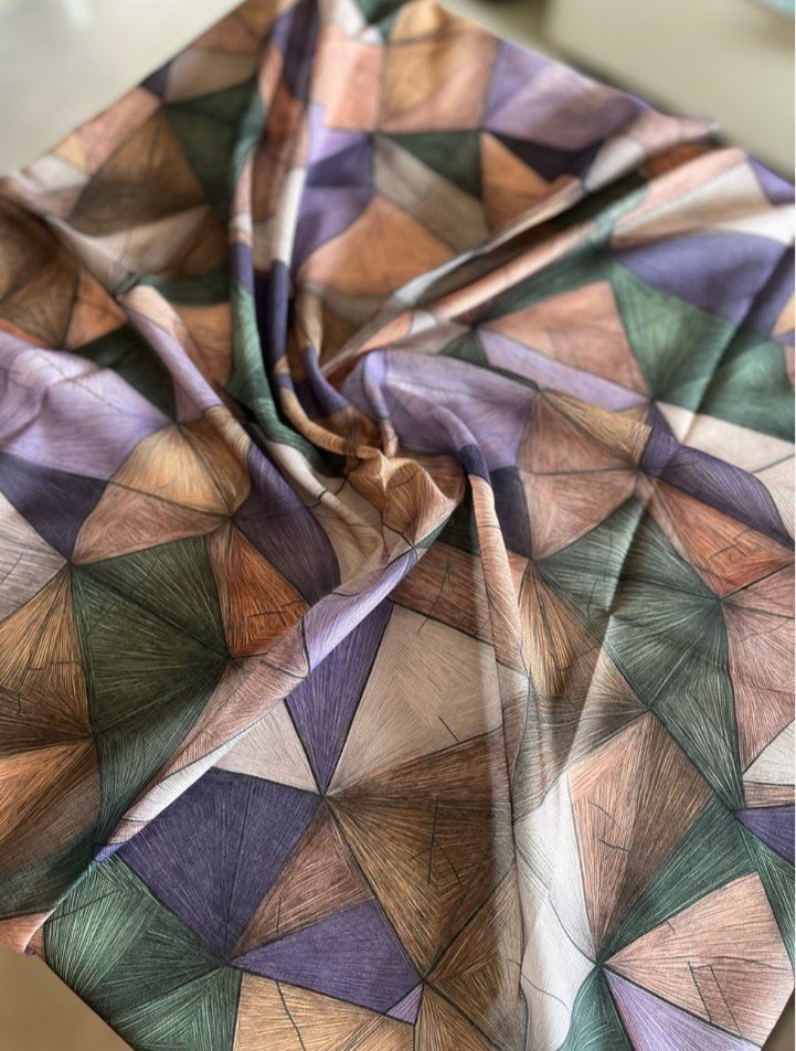 Kadın Çok Renkli eşarp - Görsel 2