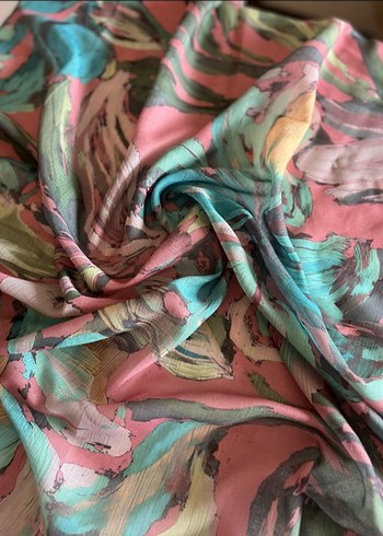 Bohem Çok Renkli Kadın eşarp - Görsel 2