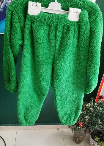 Nakışlı Yeşil Çocuk Battaniyesi - Görsel 2