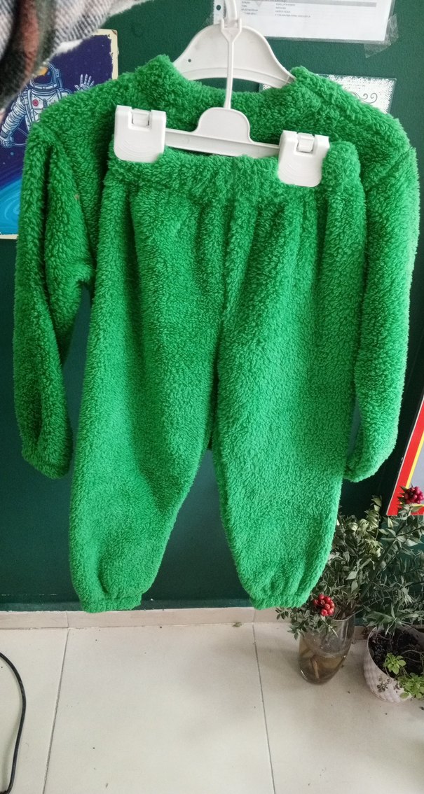 Nakışlı Yeşil Çocuk Battaniyesi - Görsel 2