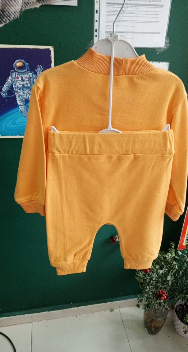 Sarı Pokémon Baskılı Erkek Sweatshirt - Görsel 2