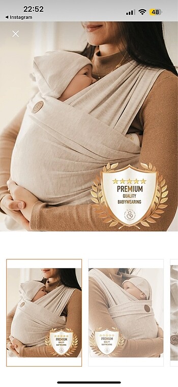 İlays mabel esnek wrap sling