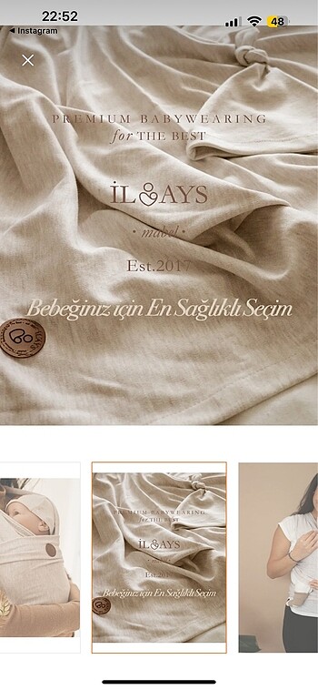 Diğer İlays mabel esnek wrap sling
