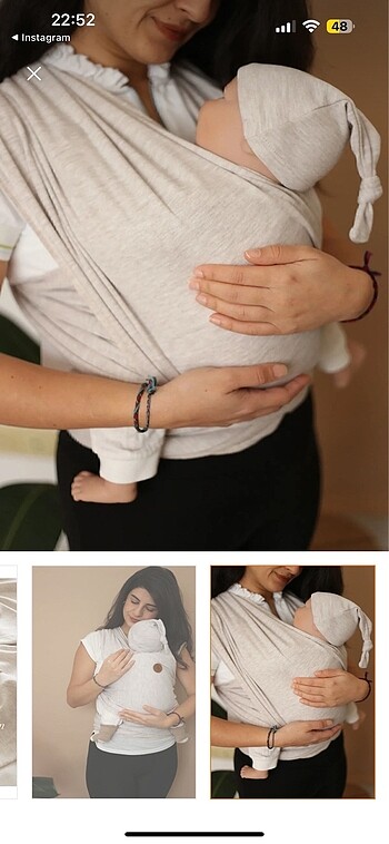  Beden İlays mabel esnek wrap sling