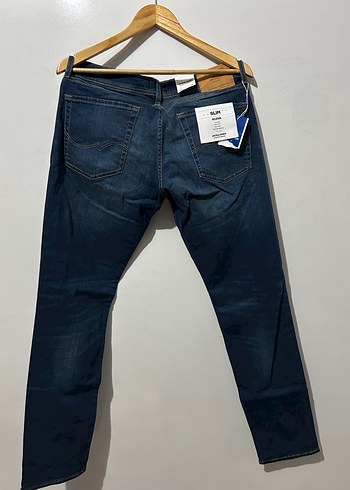 Jack&Jones Lacivert Erkek Kot Pantolon 33/32 - Görsel 2