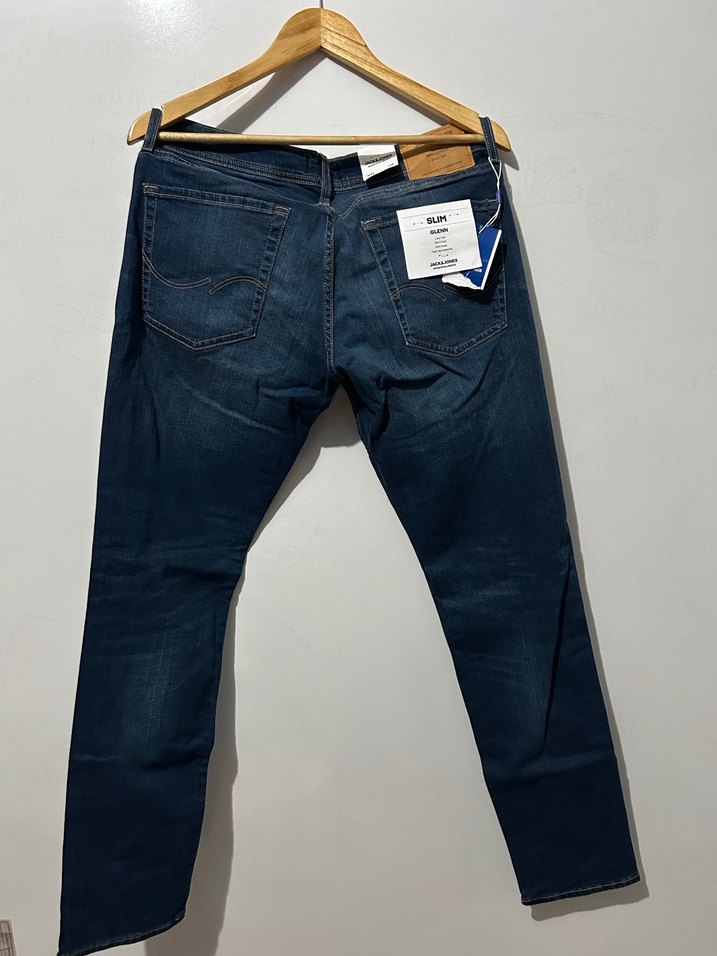 Jack&Jones Lacivert Erkek Kot Pantolon 33/32 - Görsel 2