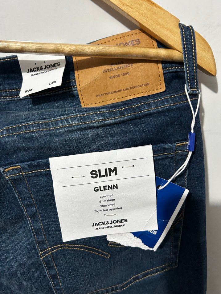 Jack&Jones Lacivert Erkek Kot Pantolon 33/32 - Görsel 3