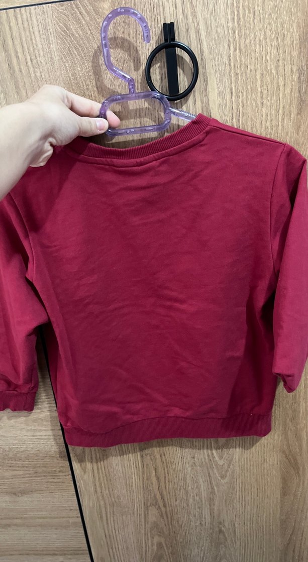 Bordo Galatasaray erkek çocuk sweatshirt - Görsel 2