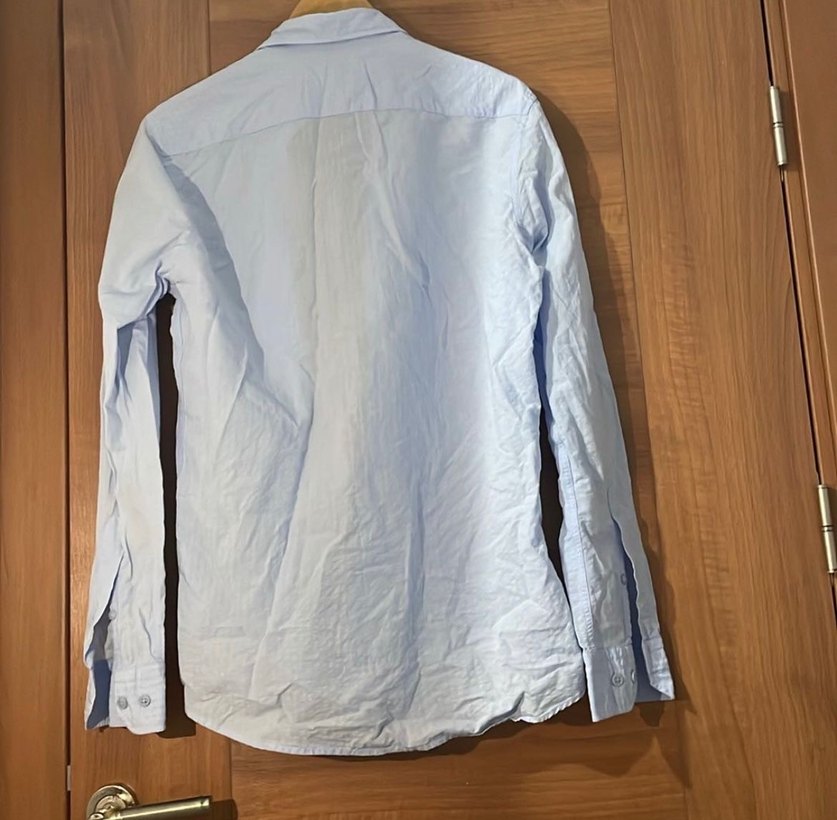 Bej Pamuklu Regular Fit Erkek Gömlek - Görsel 2