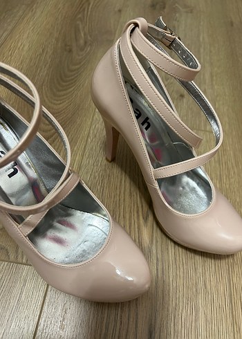 Pembe Stiletto Topuklu Kadın Ayakkabı - Görsel 3