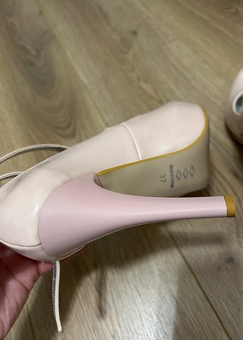 Pembe Stiletto Topuklu Kadın Ayakkabı - Görsel 2