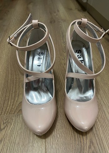 Pembe Stiletto Topuklu Kadın Ayakkabı - Görsel 5