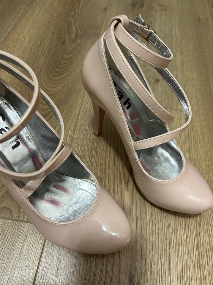 Pembe Stiletto Topuklu Kadın Ayakkabı - Görsel 3