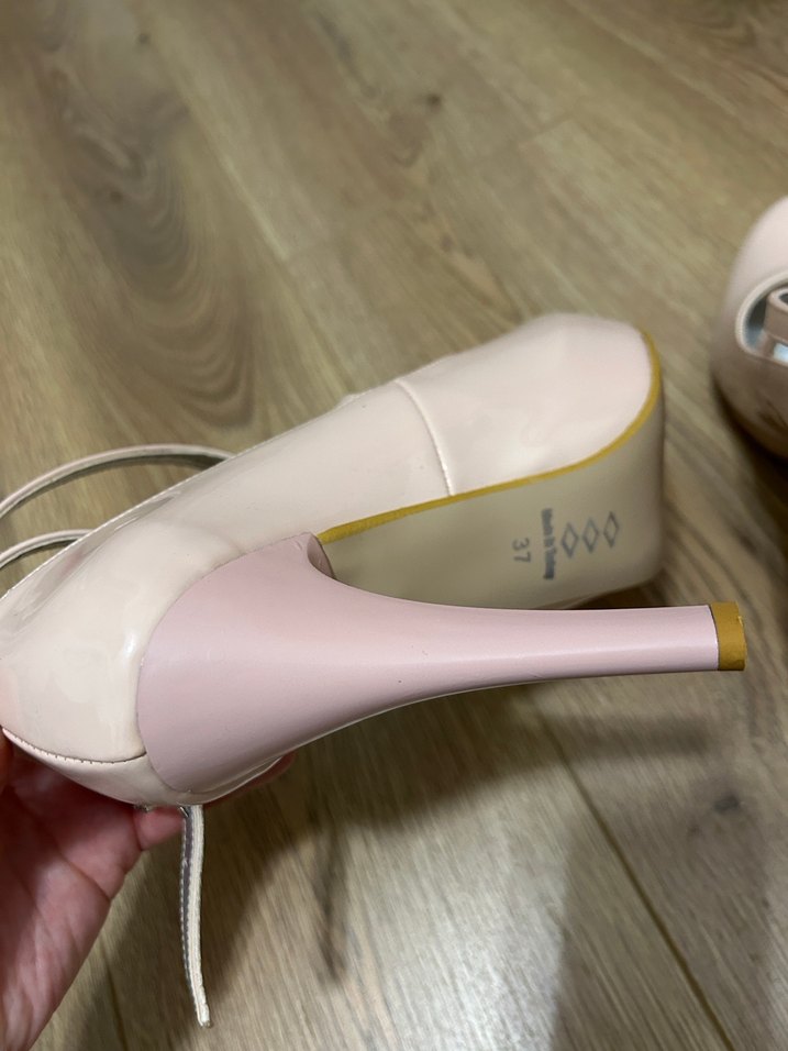 Pembe Stiletto Topuklu Kadın Ayakkabı - Görsel 2