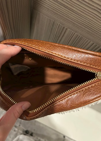 Stradivarious Kahverengi Kürklü Kadın Çanta - Görsel 3