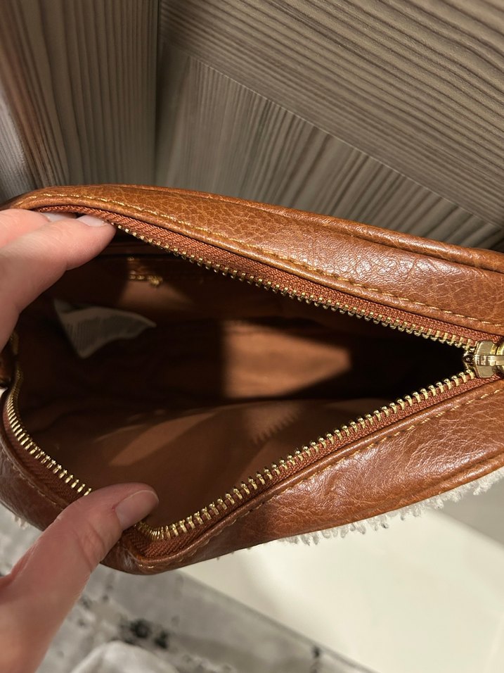 Stradivarious Kahverengi Kürklü Kadın Çanta - Görsel 3