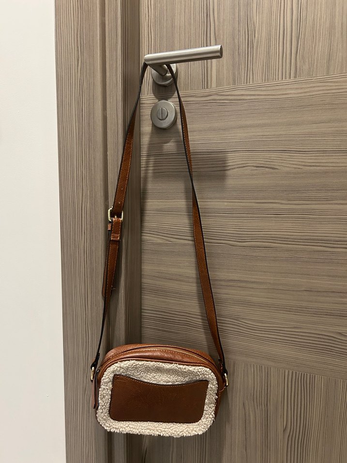 Stradivarious Kahverengi Kürklü Kadın Çanta - Görsel 5