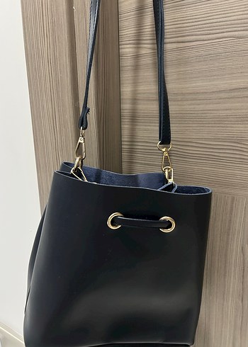 Mudo lacivert çanta - Görsel 4