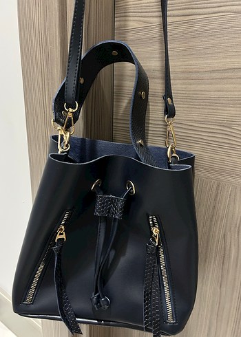 Mudo lacivert çanta - Görsel 3