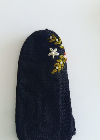 Sarı Örgü patik - Görsel 13