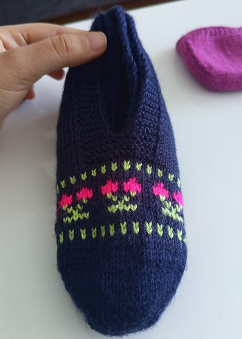 Sarı Örgü patik - Görsel 19