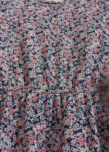 Renkli Pileli Uzun Kollu Hamile Tunik 12/13 yas - Görsel 2