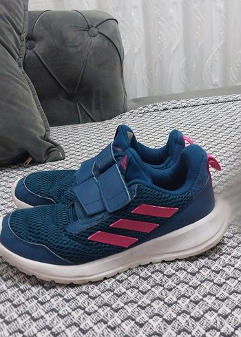 kız Çocuk Mavi Spor Ayakkabı Velcro - Görsel 4