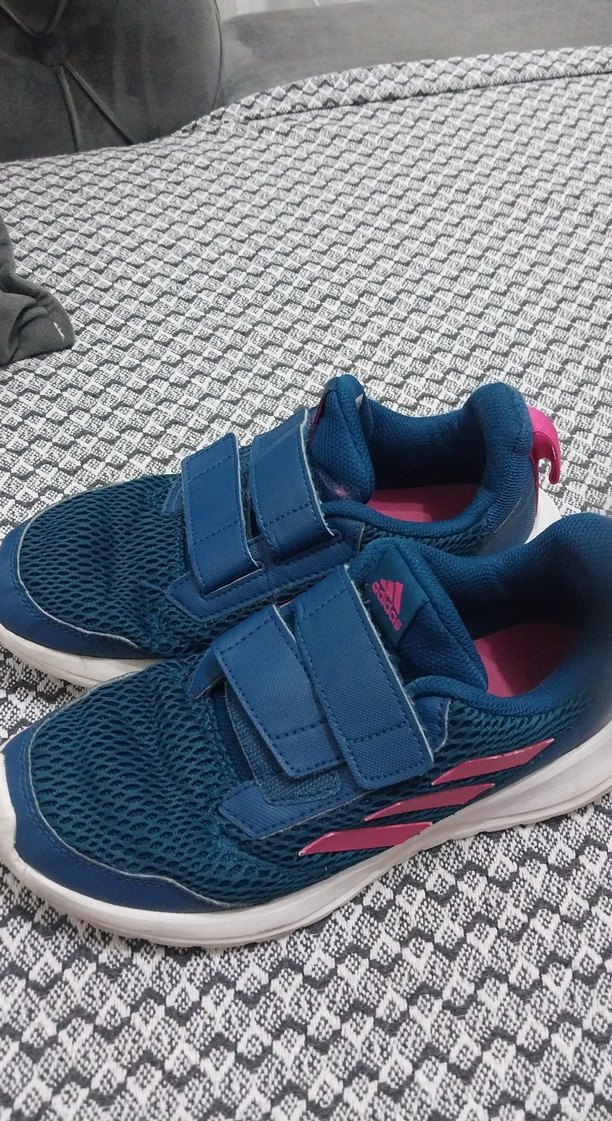 kız Çocuk Mavi Spor Ayakkabı Velcro - Görsel 3