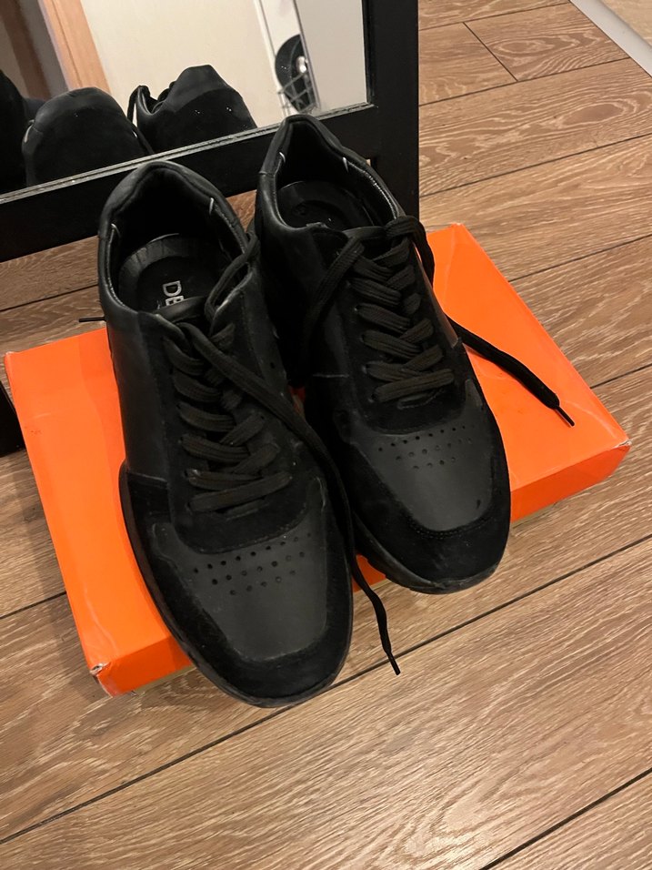 Siyah Platform ERKEK Spor Ayakkabı - Görsel 2