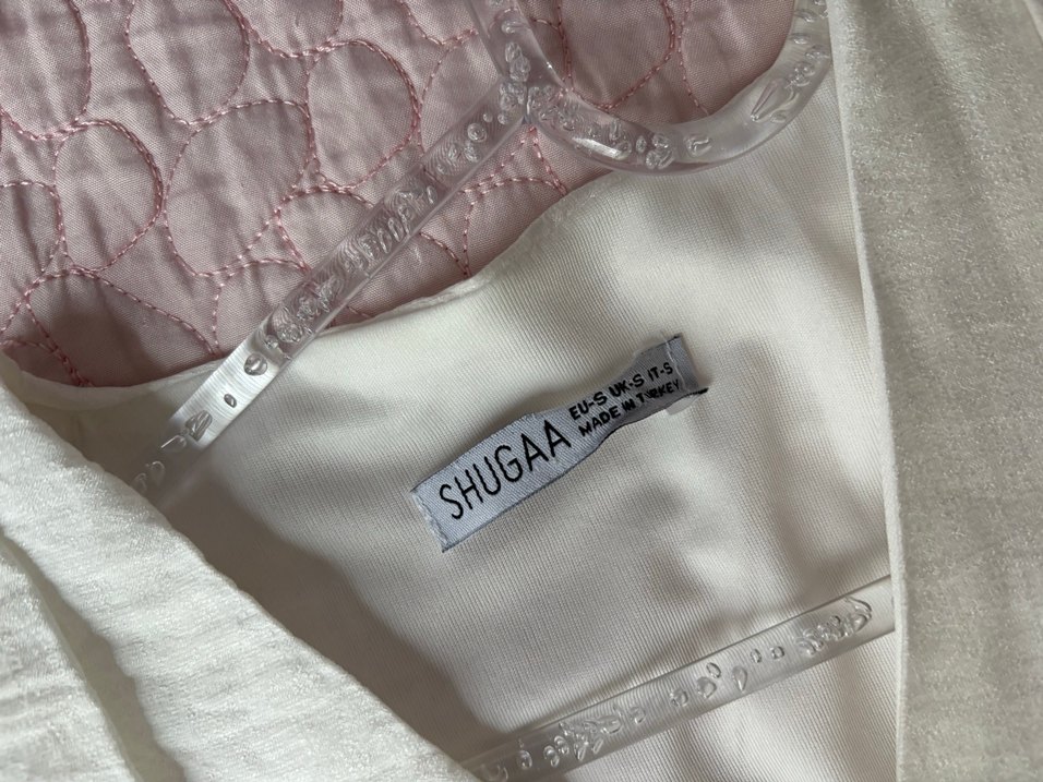 Bohem Midi Beyaz Mini Elbise - Görsel 5