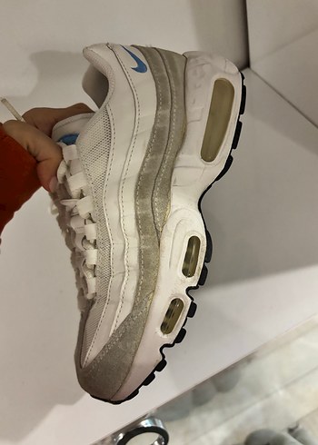 Orijinal Nike Beyaz Gri Kadın Spor Ayakkabı - Görsel 7